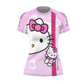 Hello Kitty Pink Stripe Rash Guard