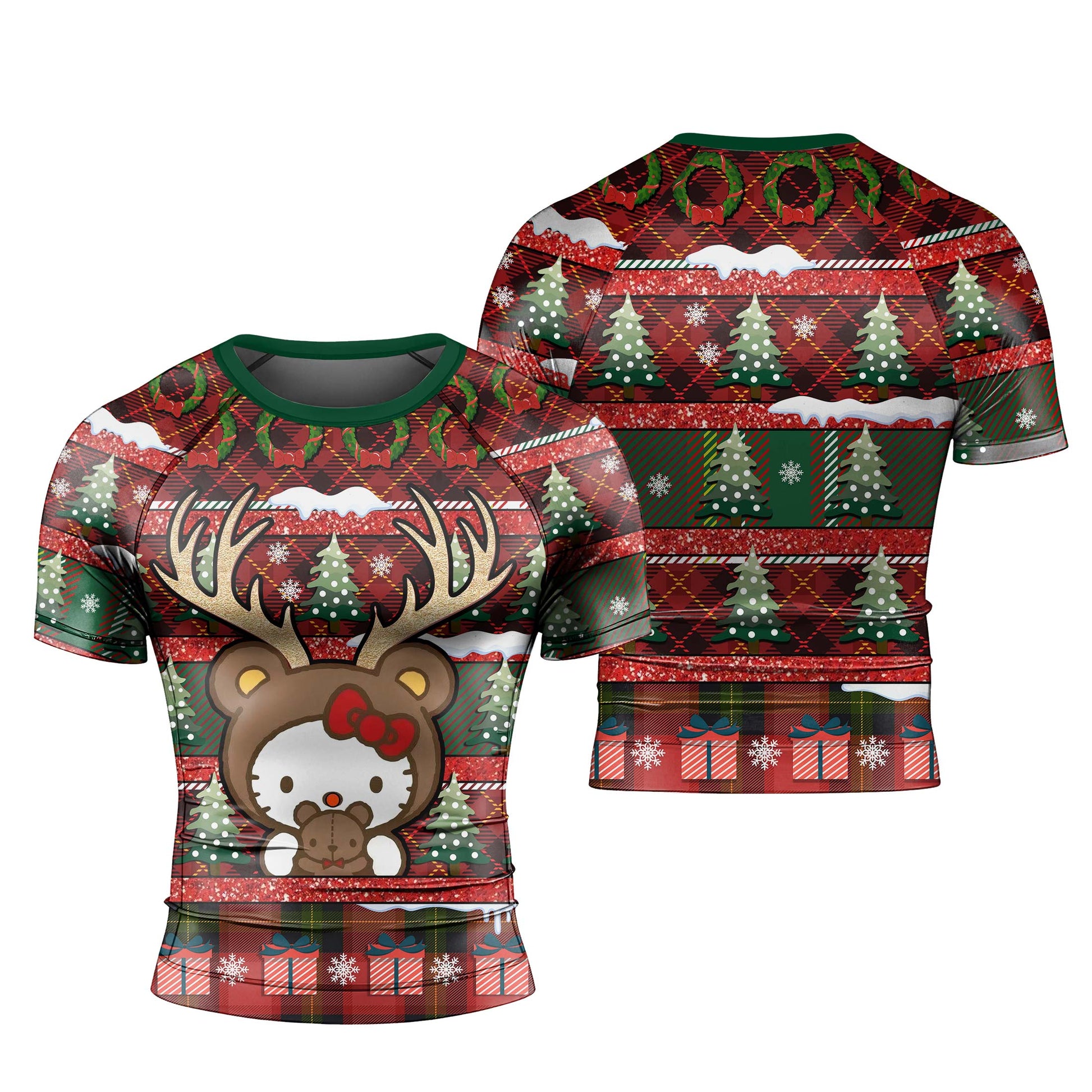 Hello Kitty Reindeer Rash Guard