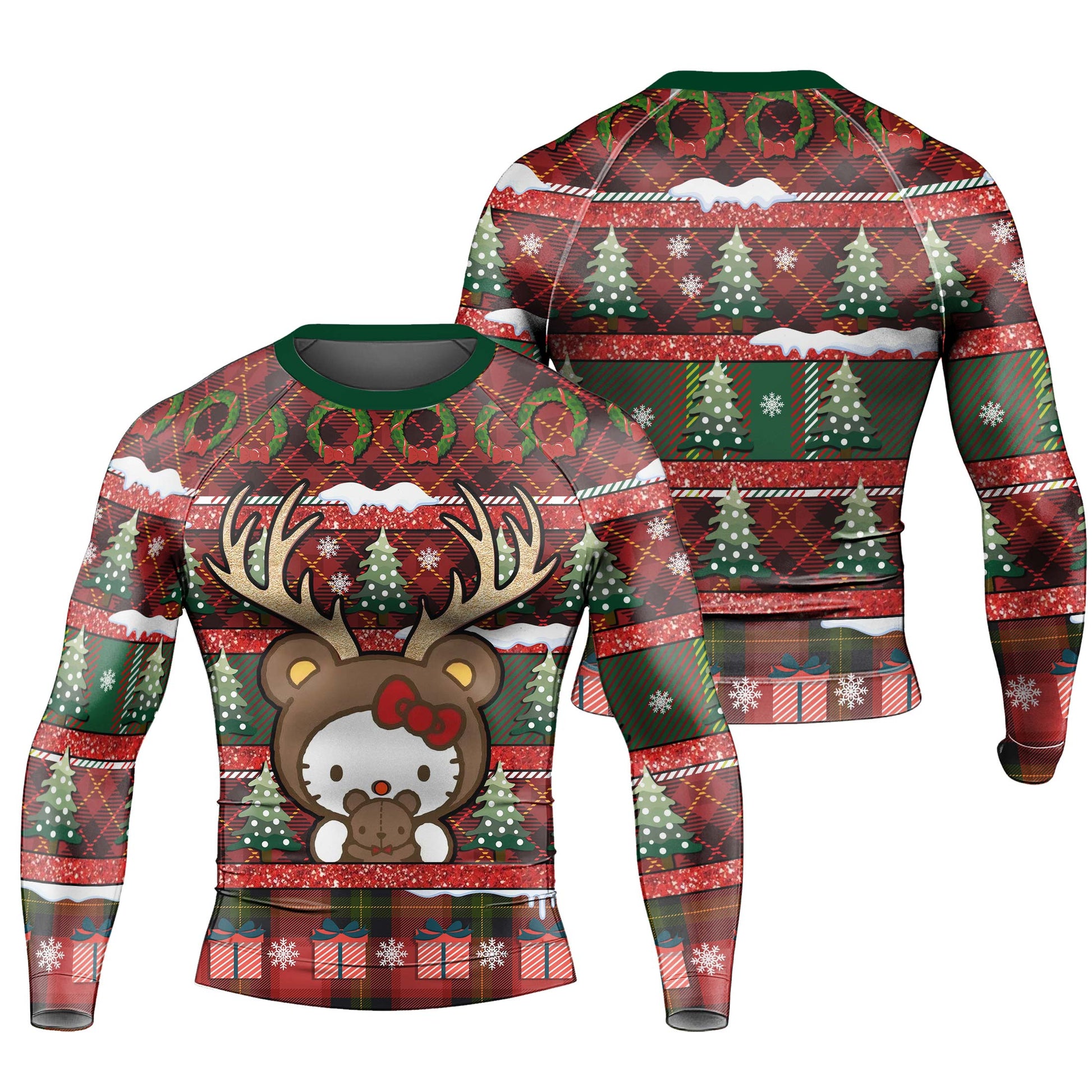 Hello Kitty Reindeer Rash Guard