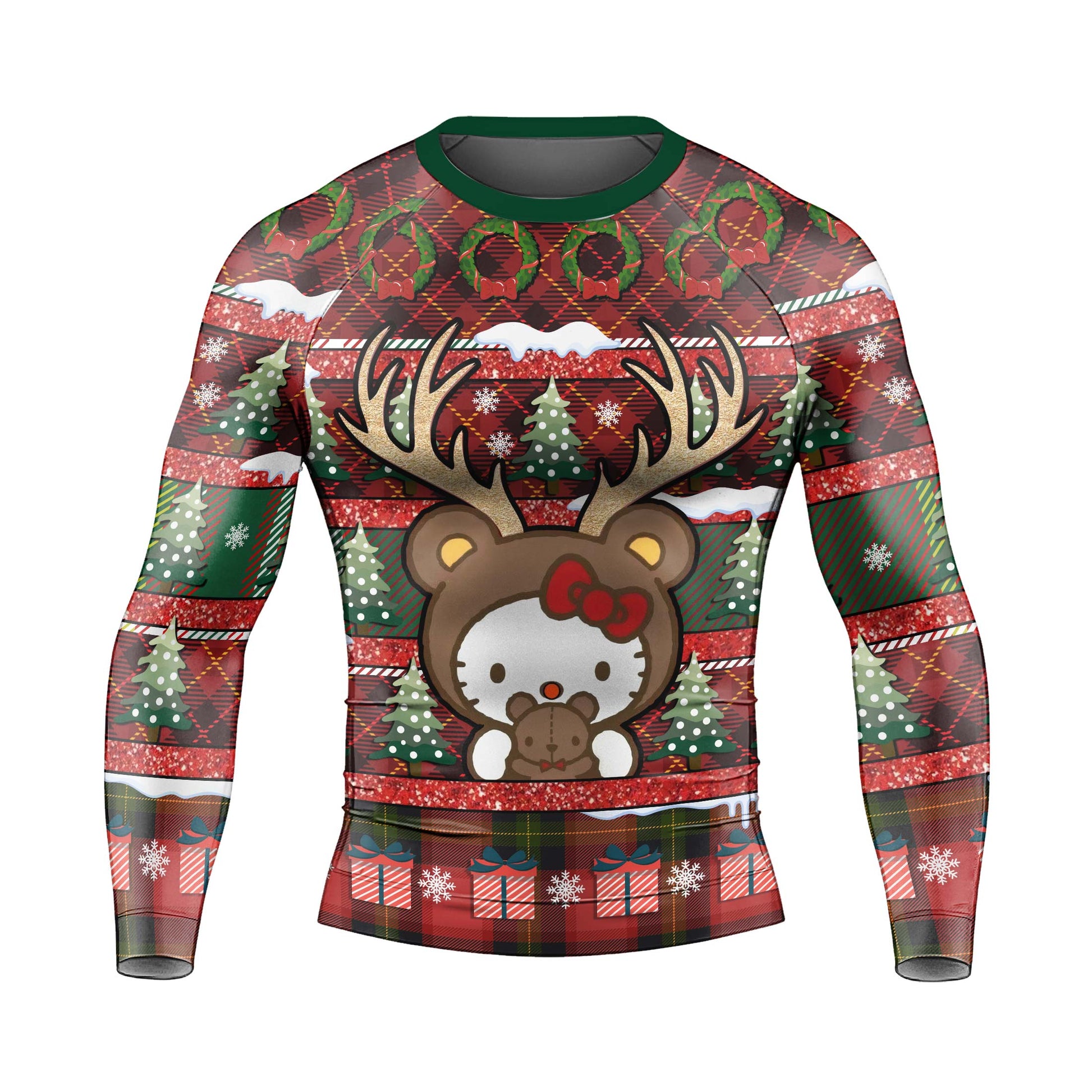 Hello Kitty Reindeer Rash Guard
