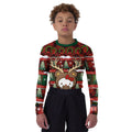 Hello Kitty Reindeer Santa Kids Rash Guard