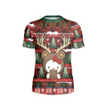 Hello Kitty Reindeer Santa Kids Rash Guard