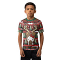 Hello Kitty Reindeer Santa Kids Rash Guard