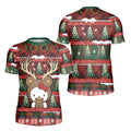 Hello Kitty Reindeer Santa Kids Rash Guard
