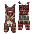 Hello Kitty Reindeer Wrestling Singlet