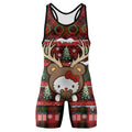 Hello Kitty Reindeer Wrestling Singlet
