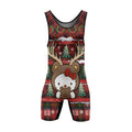 Hello Kitty Reindeer Wrestling Singlet