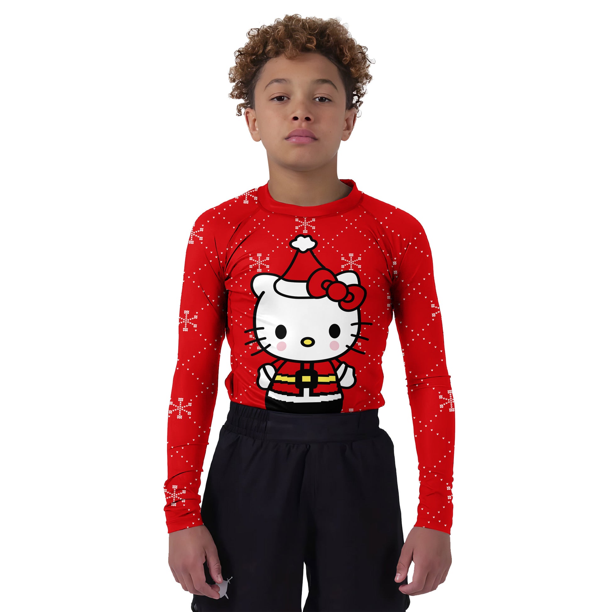 Hello Kitty Santa Claus Kids Rash Guard