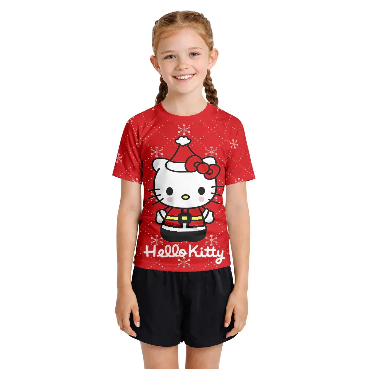 Hello Kitty Santa Claus Kids Rash Guard
