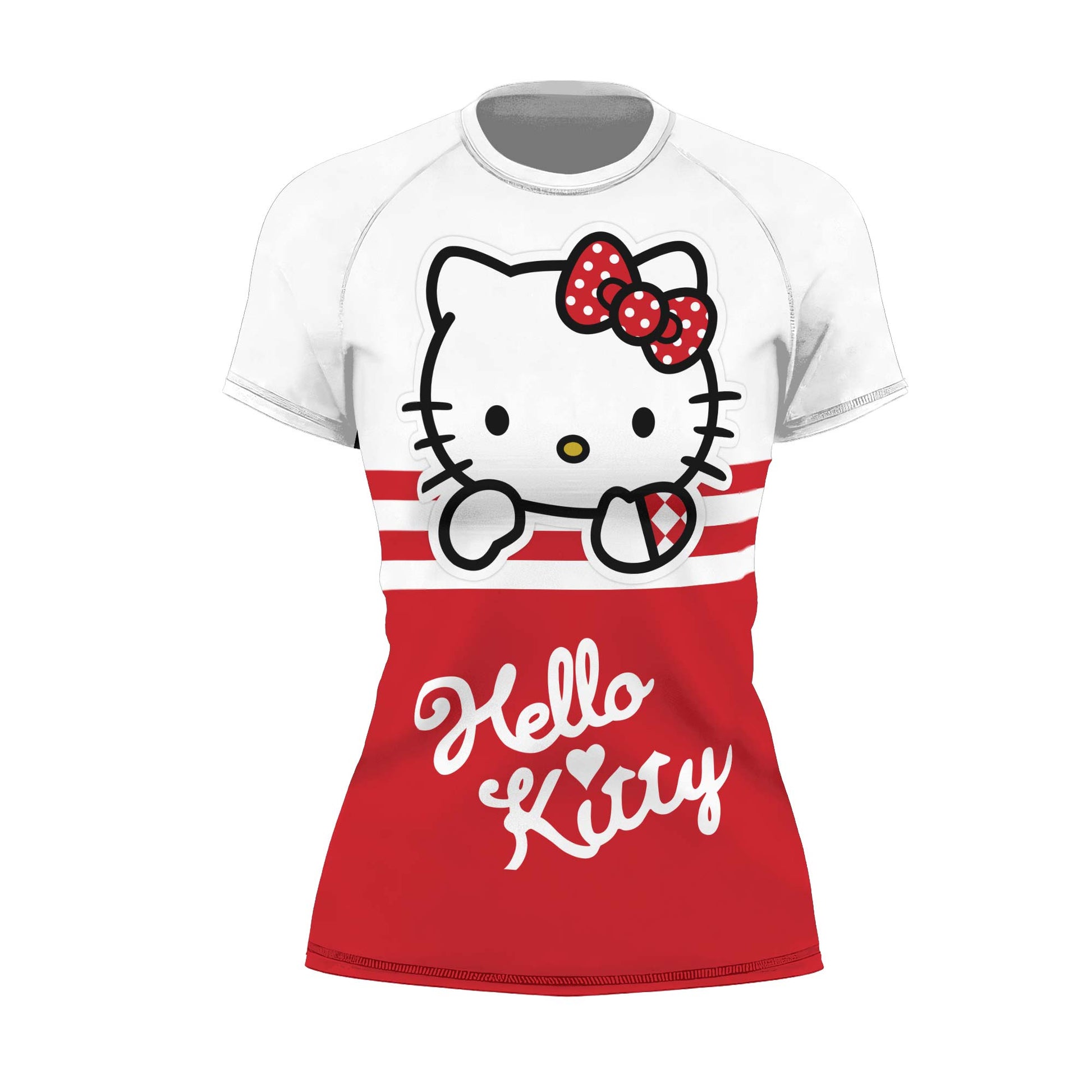 Hello Kitty Stripe Rash Guard