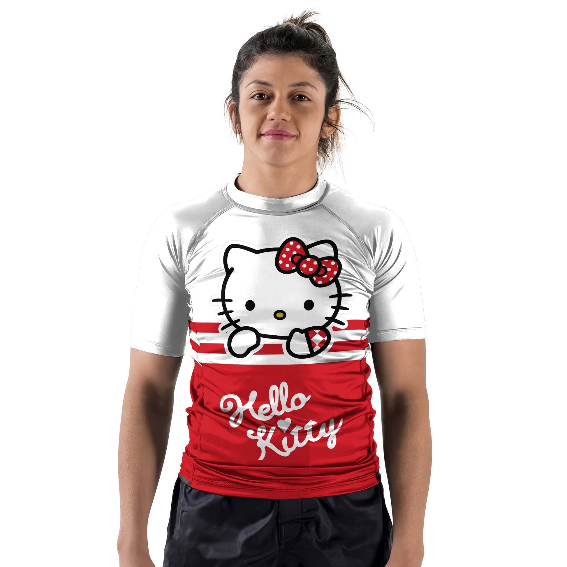 Hello Kitty Stripe Rash Guard