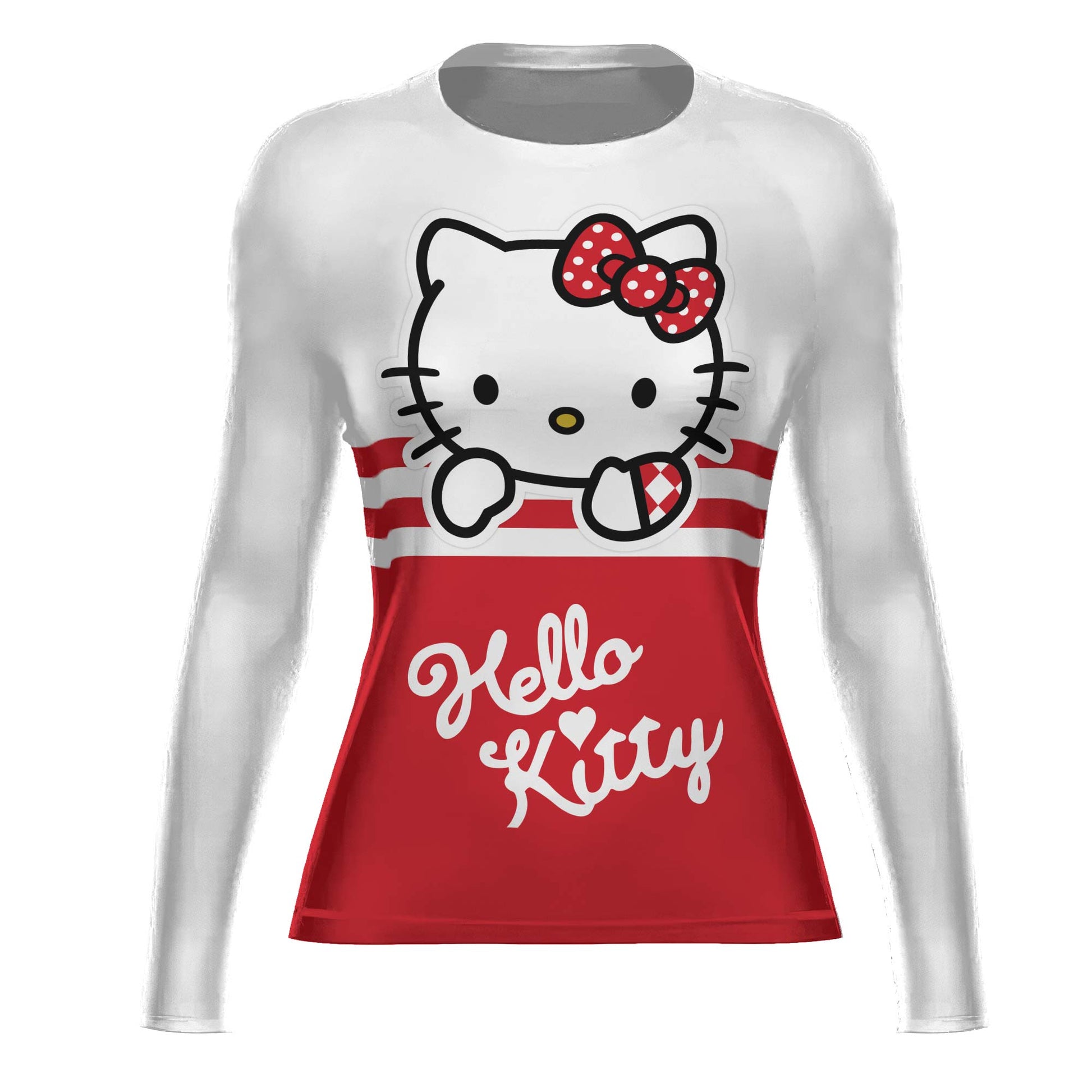 Hello Kitty Stripe Rash Guard