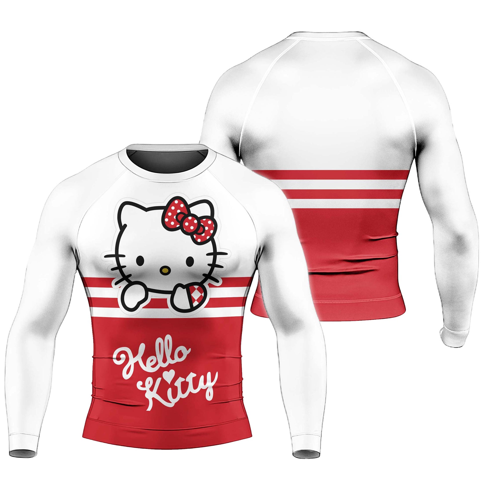 Hello Kitty Stripe Rash Guard