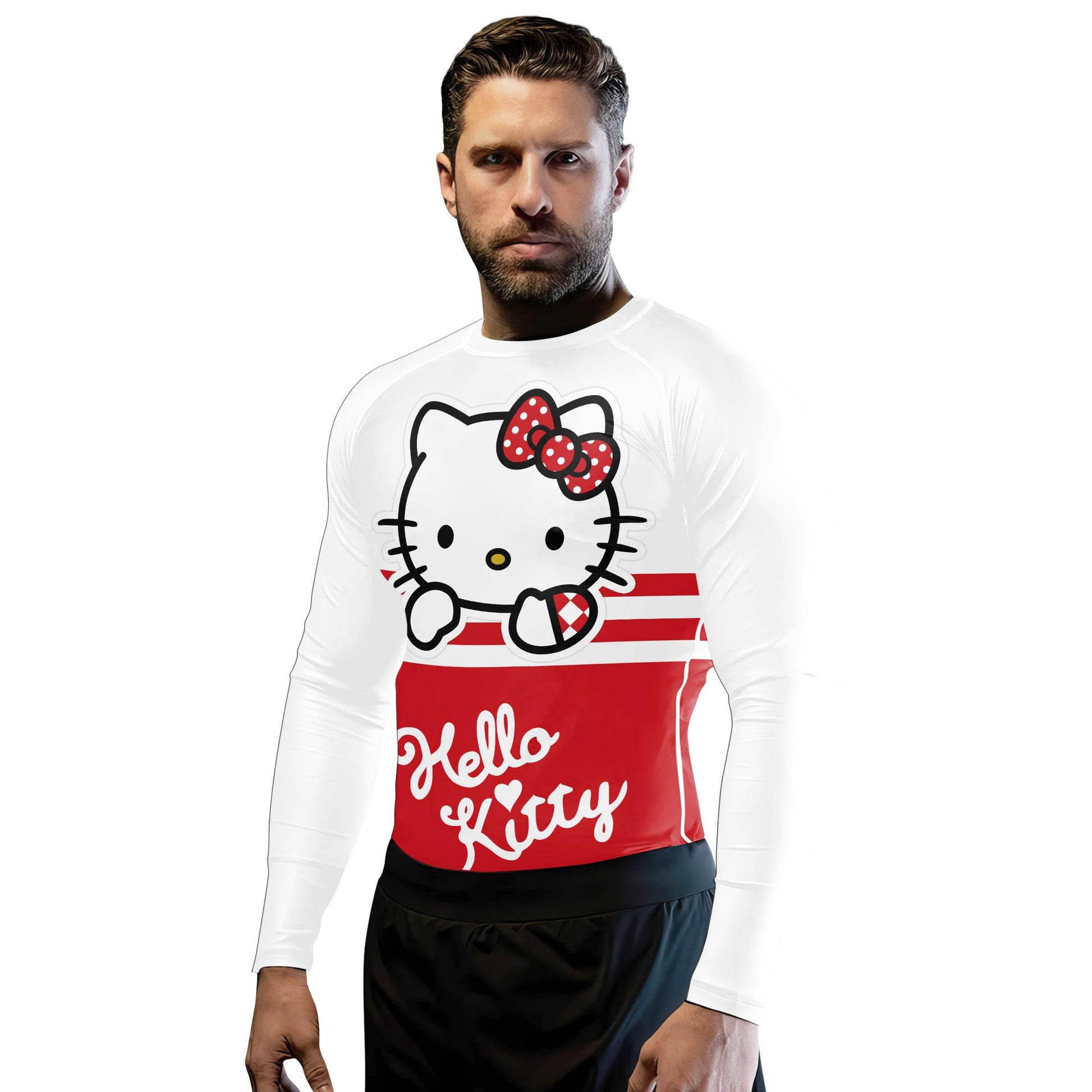 Hello Kitty Stripe Rash Guard