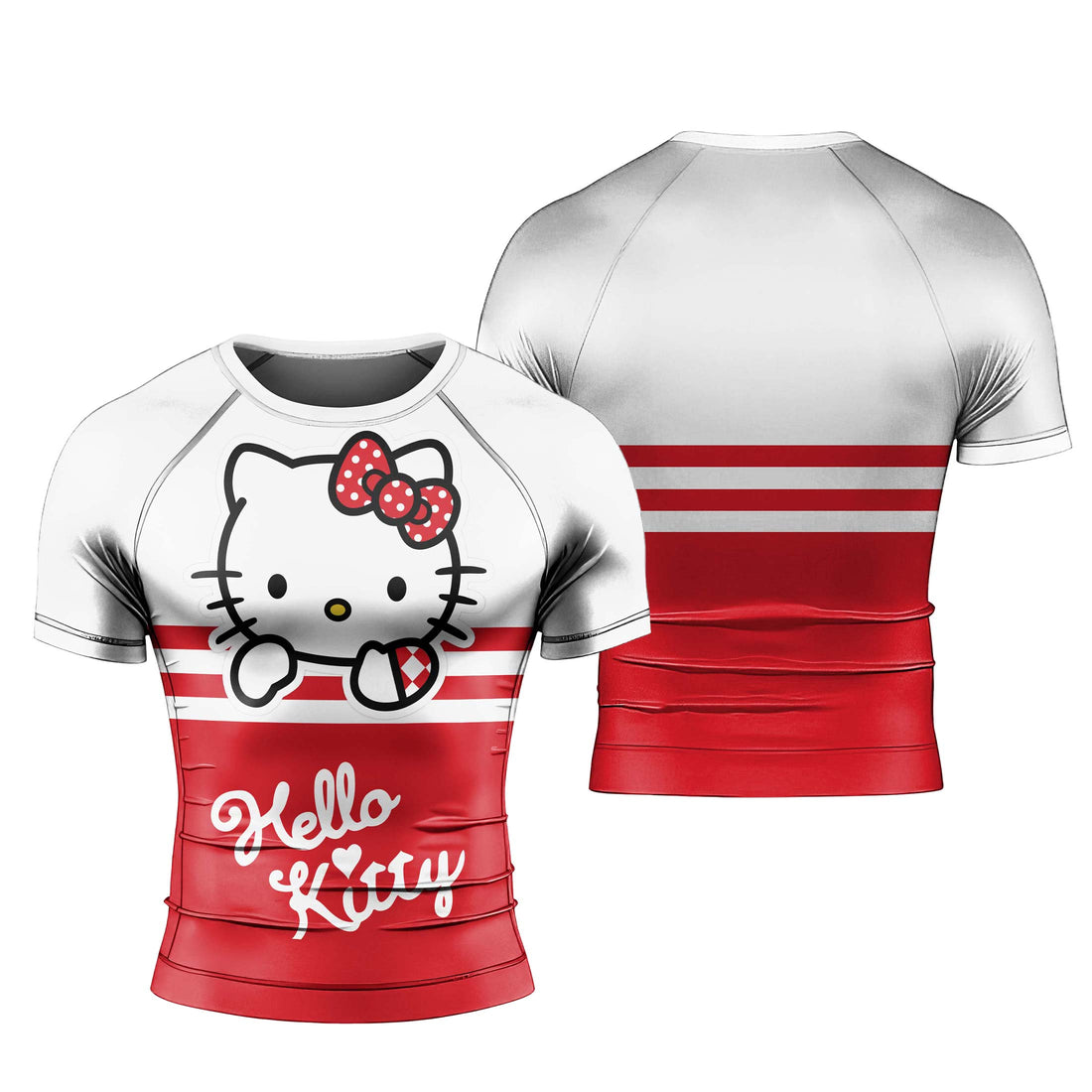 Hello Kitty Stripe Rash Guard