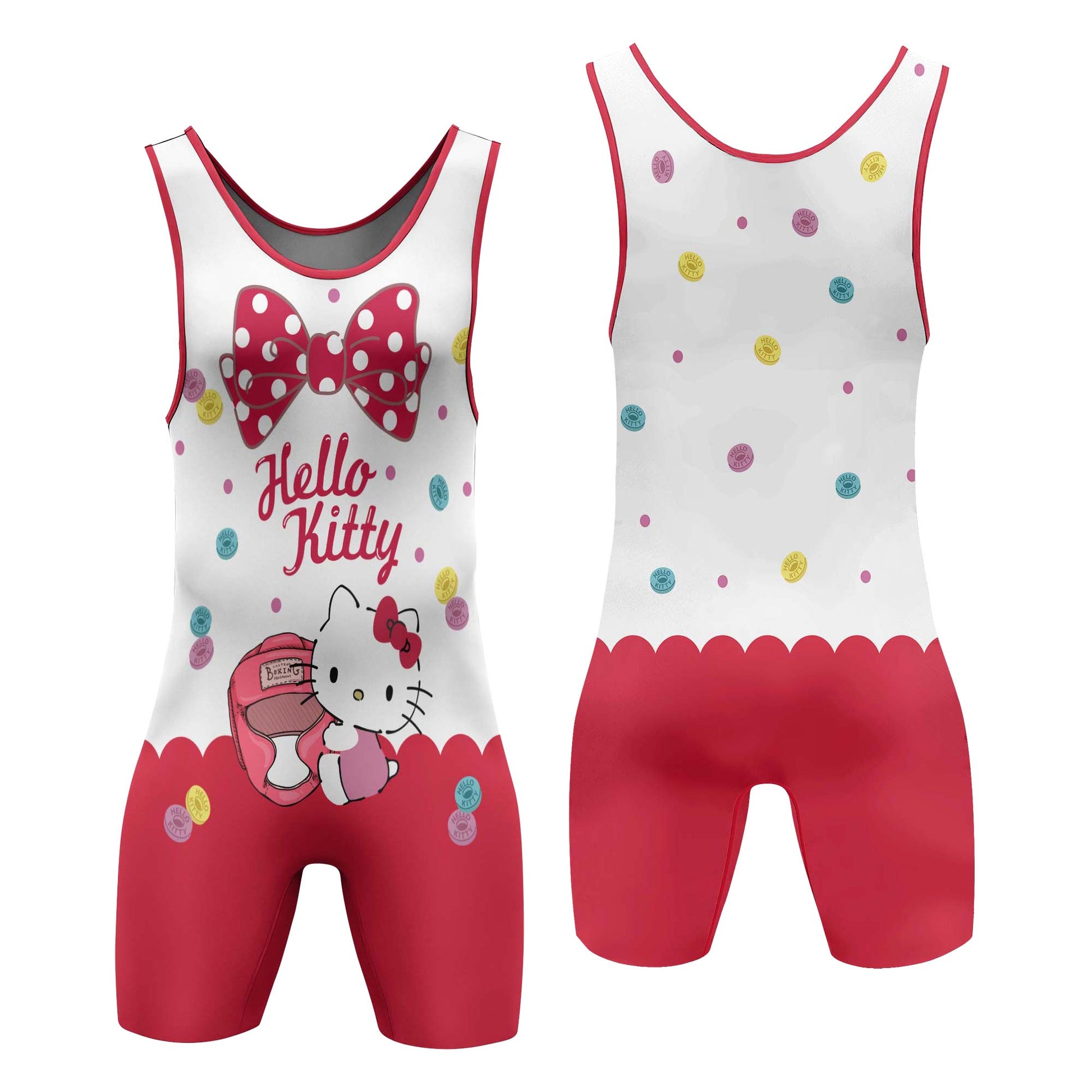 Hello Kitty Sweet Bow Wrestling Singlet