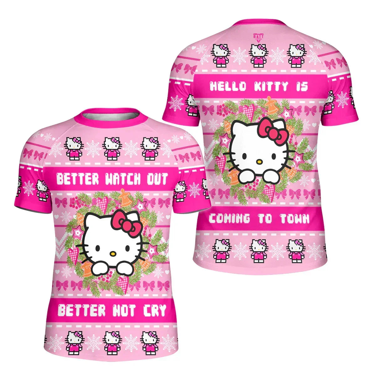 Hello Kitty is Coming Kids Rash Guard