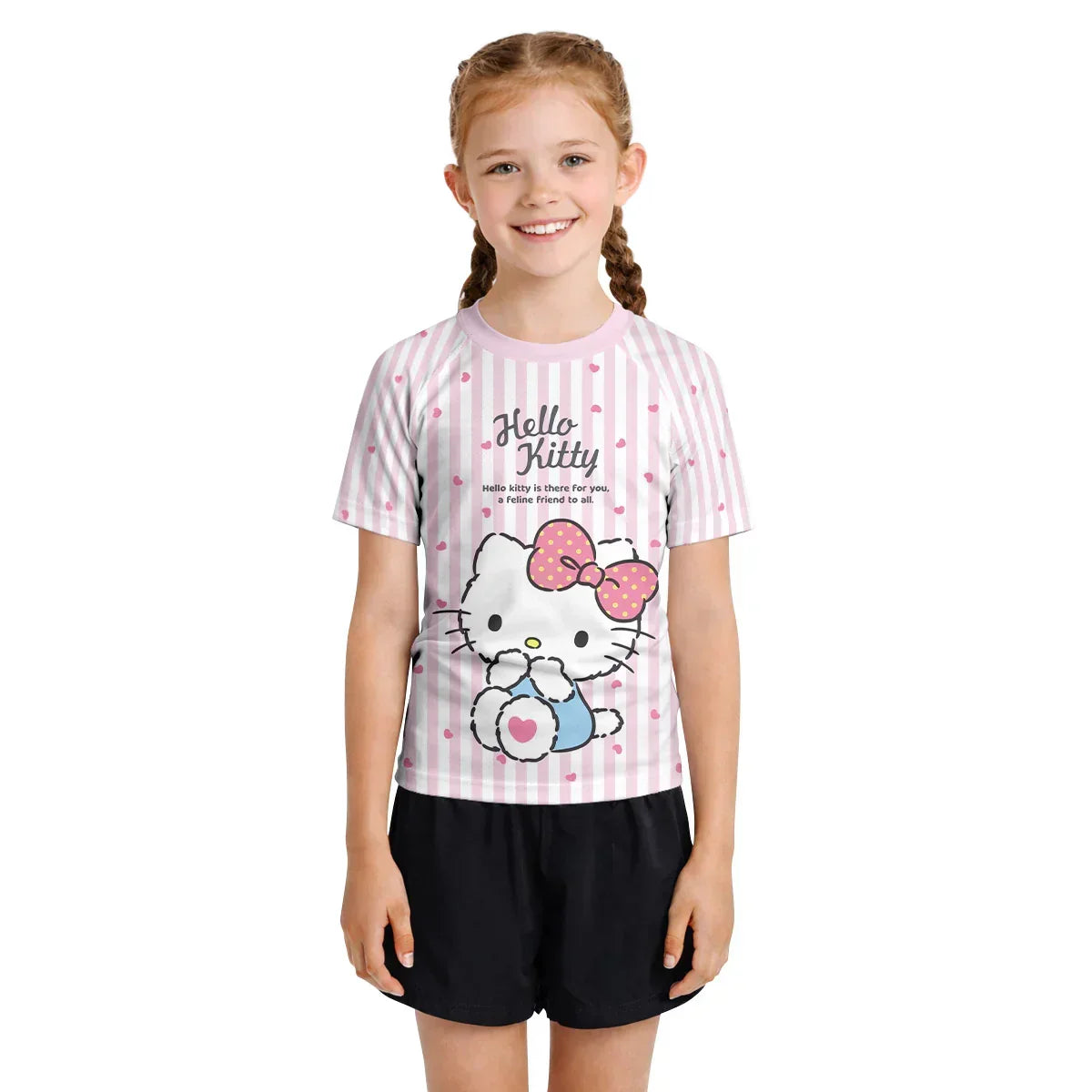 Hello Kitty is There for You Kids Rash Guard