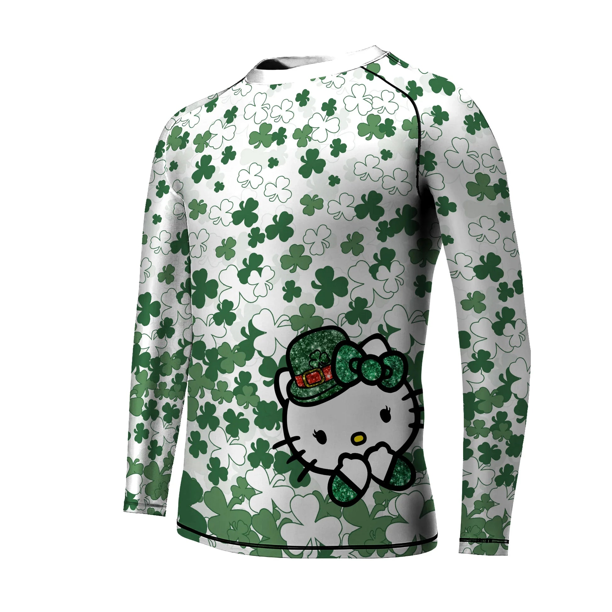 Hello Patrick Kitty Kids Rash Guard