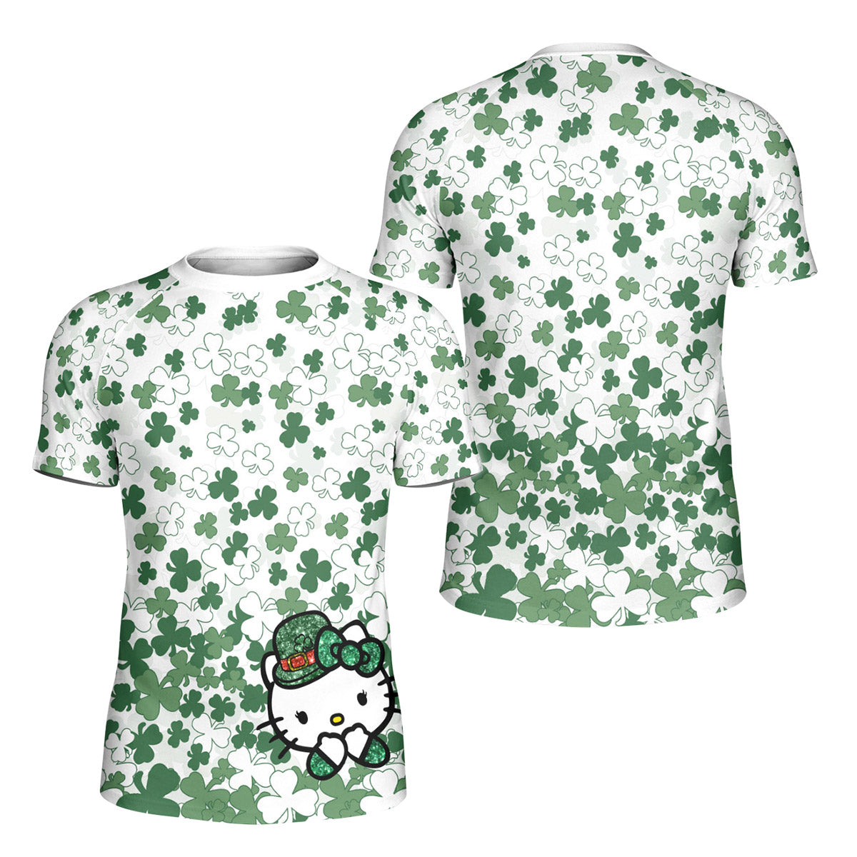 Hello Patrick Kitty Kids Rash Guard