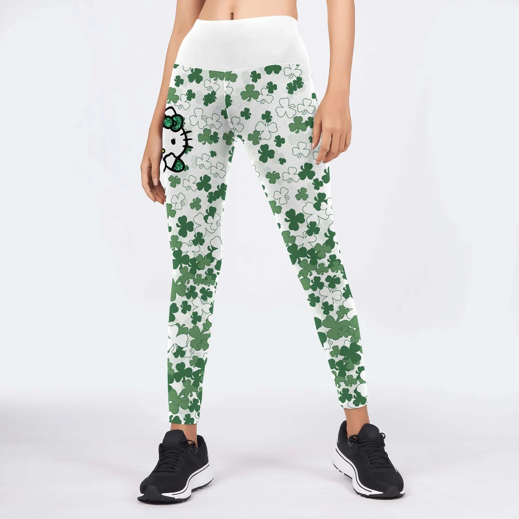 Women's Leggings – Hello Patrick Kitty Leggings | 4-Way Stretch & Comfort
