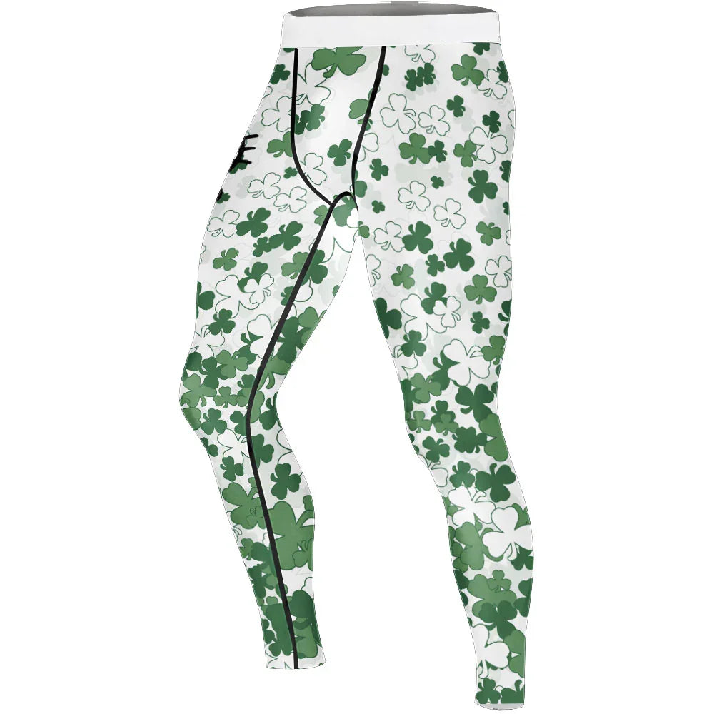 Hello Patrick Kitty Men's Compression Leggings