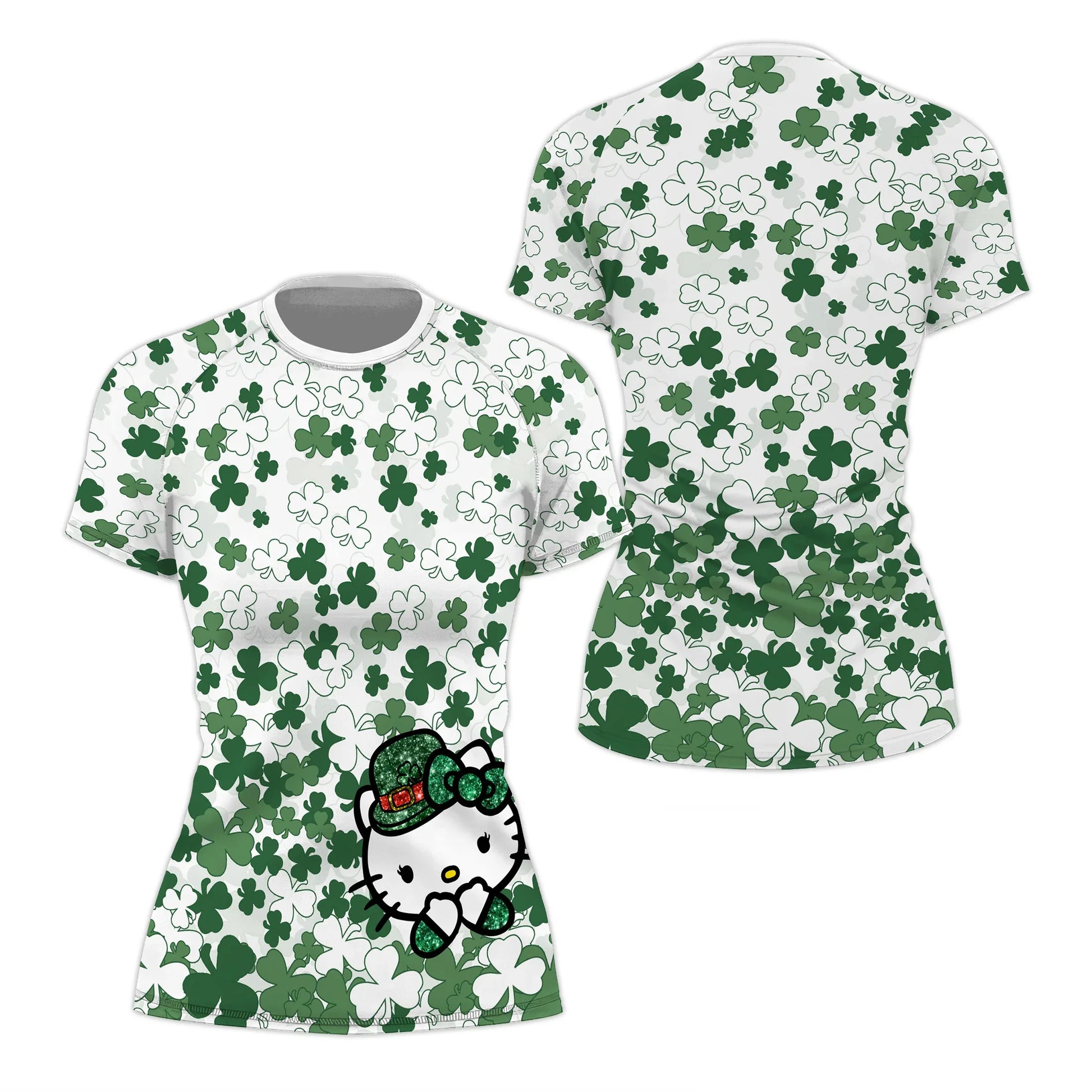 Hello Patrick Kitty Rash Guard