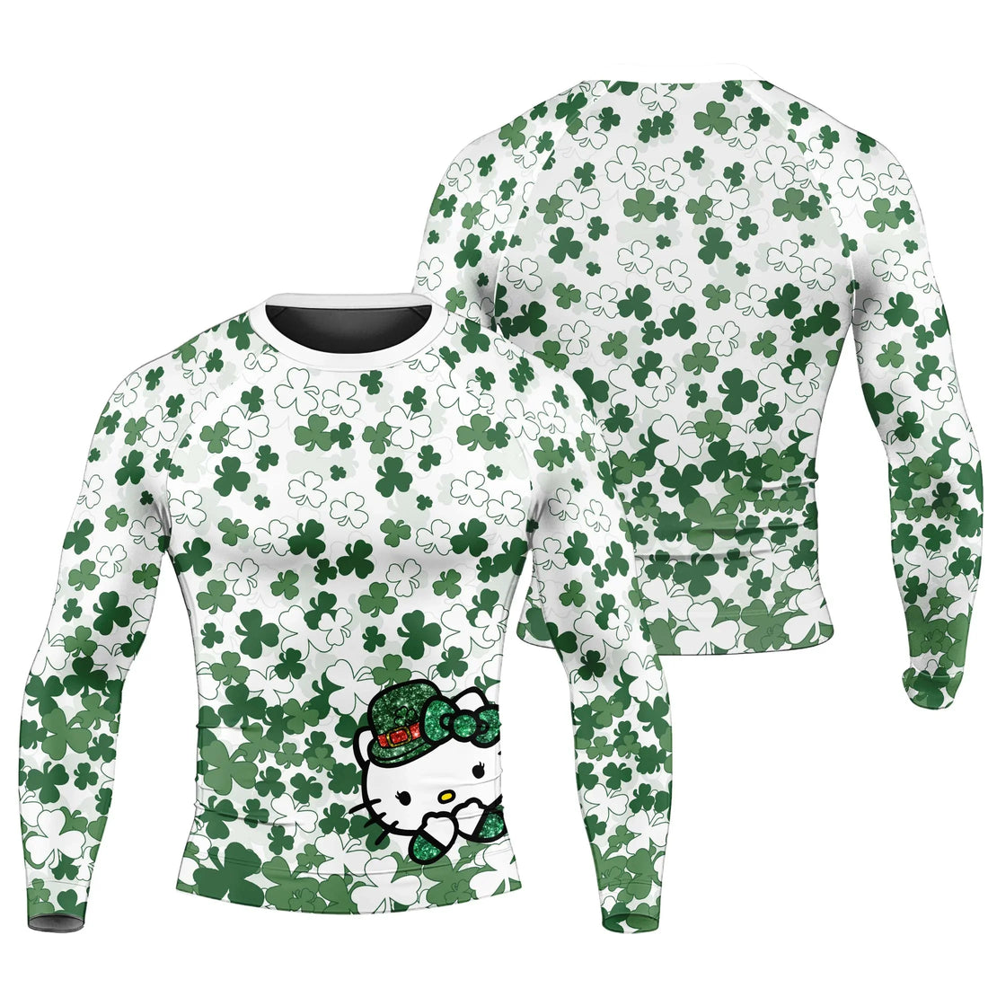 Hello Patrick Kitty Rash Guard