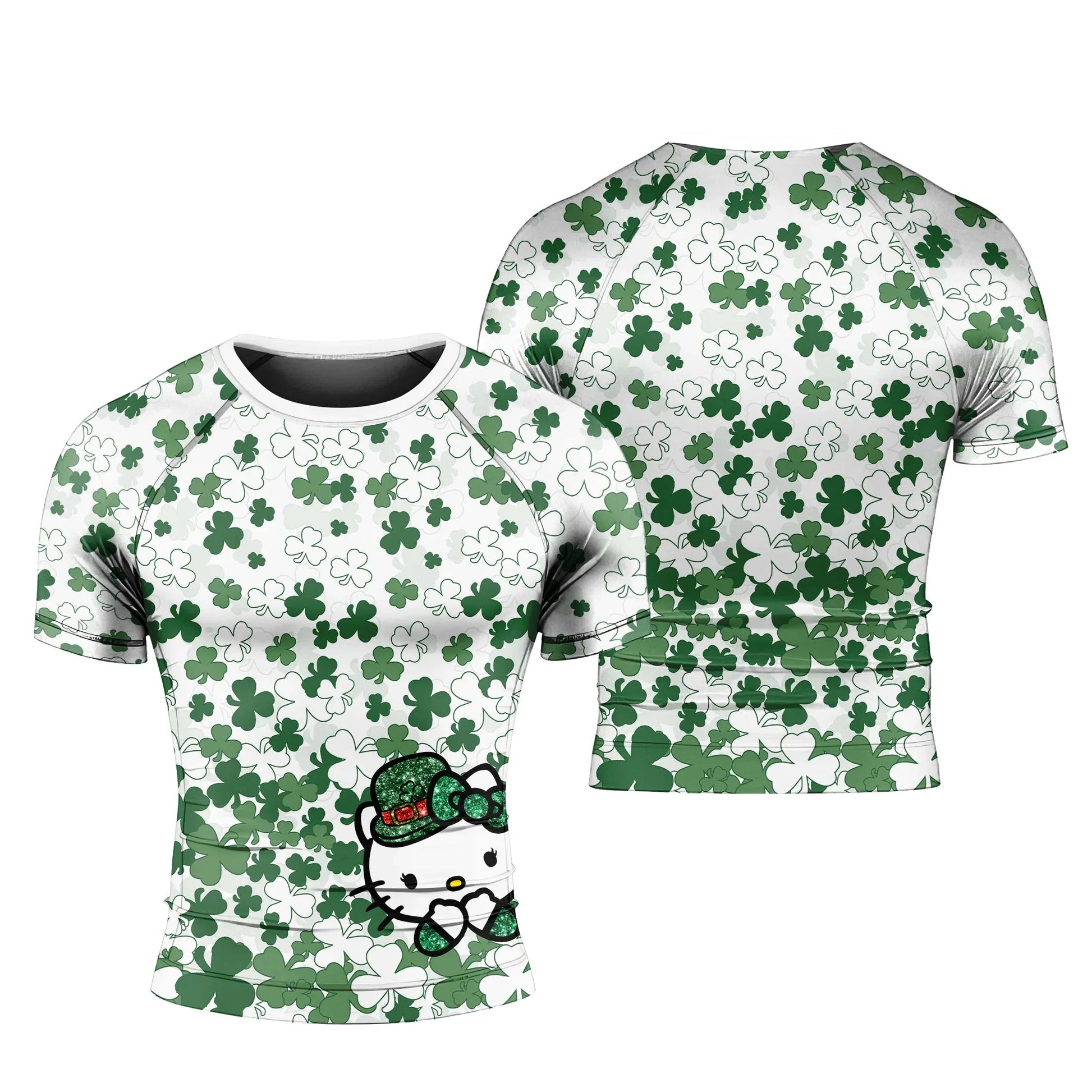 Hello Patrick Kitty Rash Guard