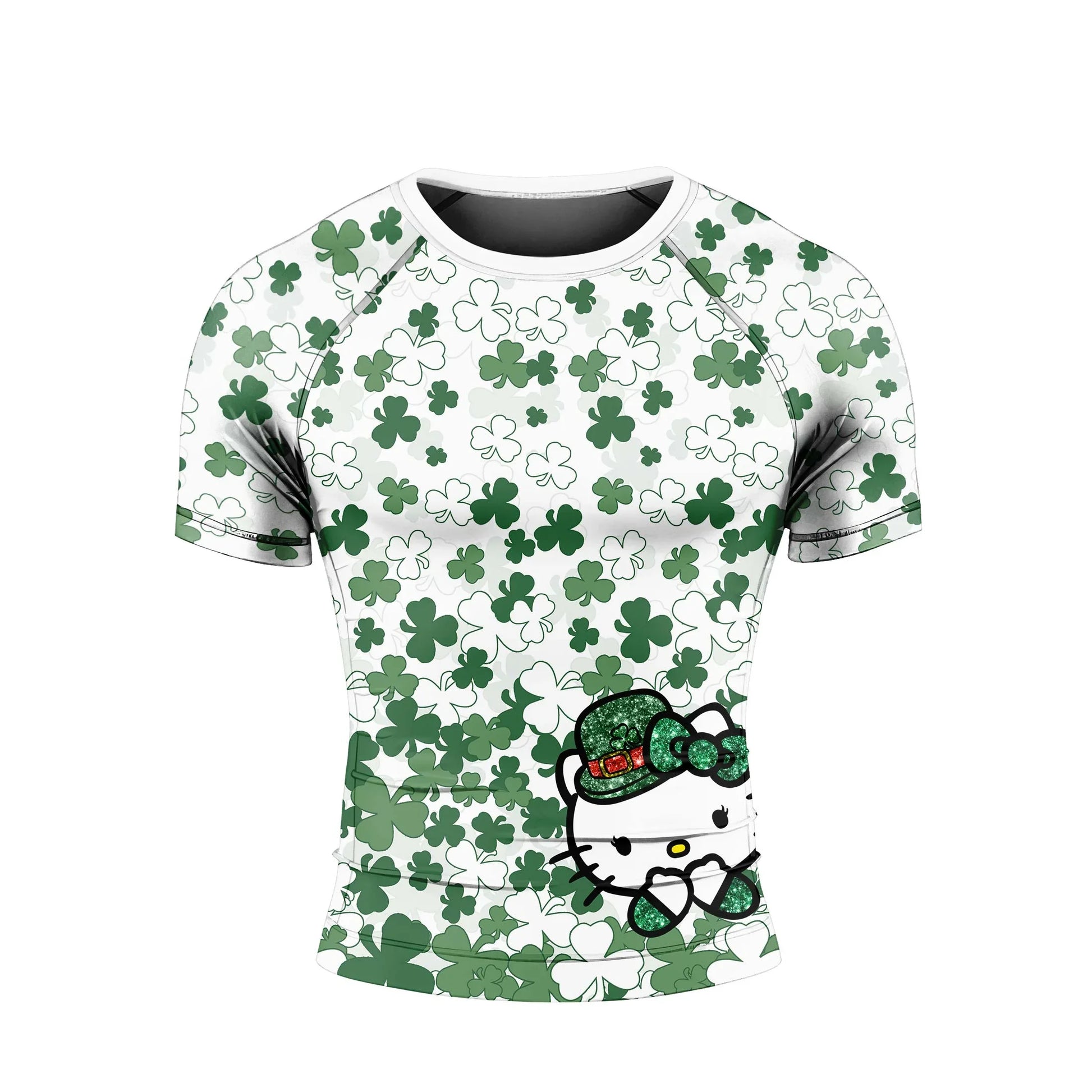 Hello Patrick Kitty Rash Guard