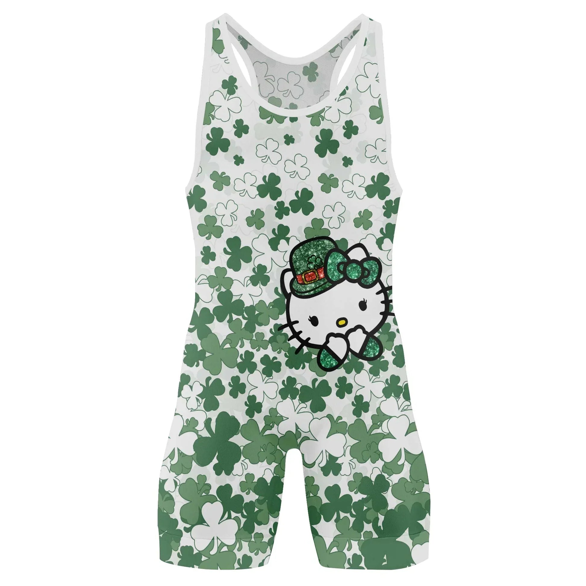 Hello Patrick Kitty Wrestling Singlet