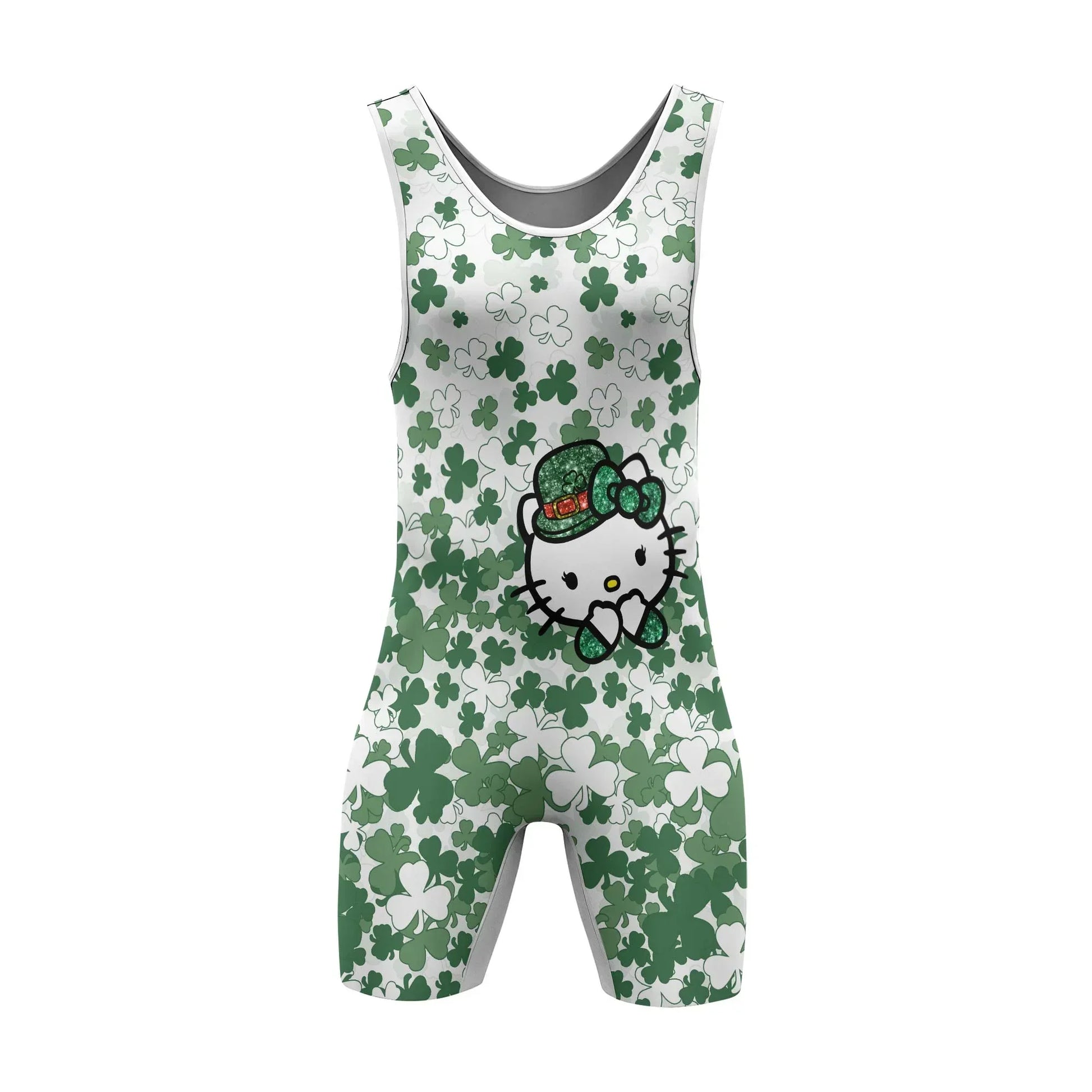 Hello Patrick Kitty Wrestling Singlet