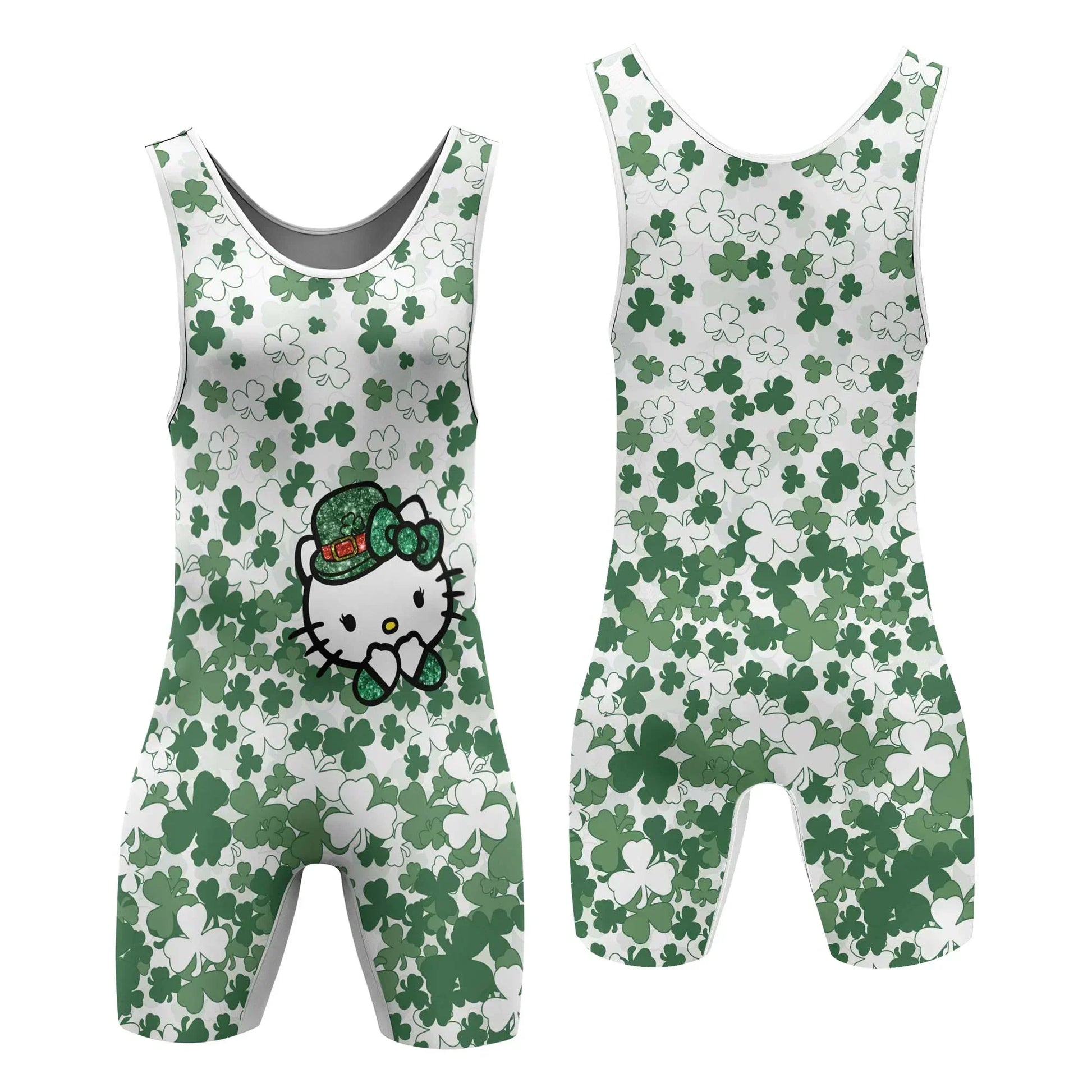 Hello Patrick Kitty Wrestling Singlet