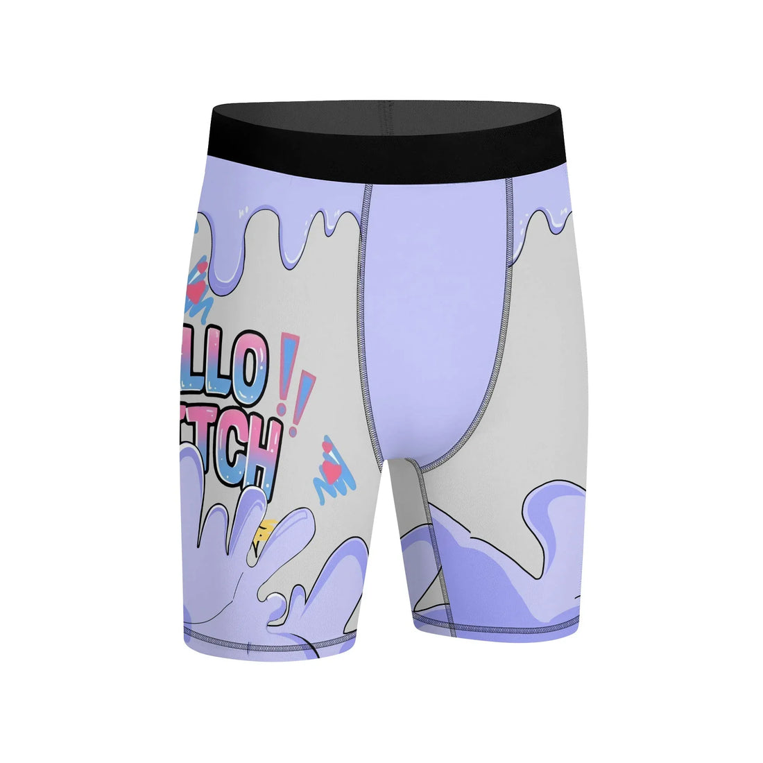 Hello Stitch Compression Shorts