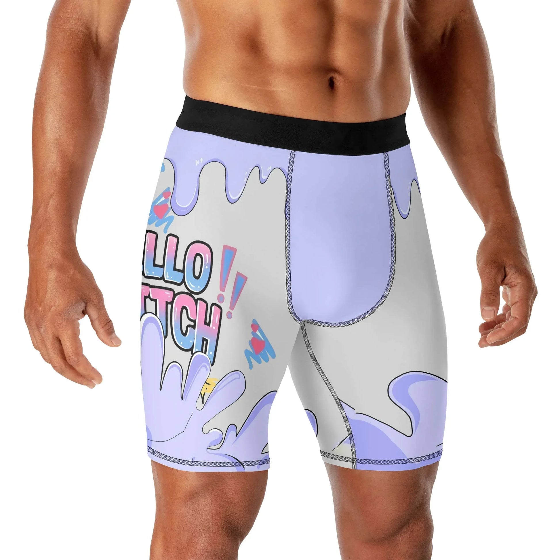 Hello Stitch Compression Shorts