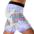 Hello Stitch Compression Shorts
