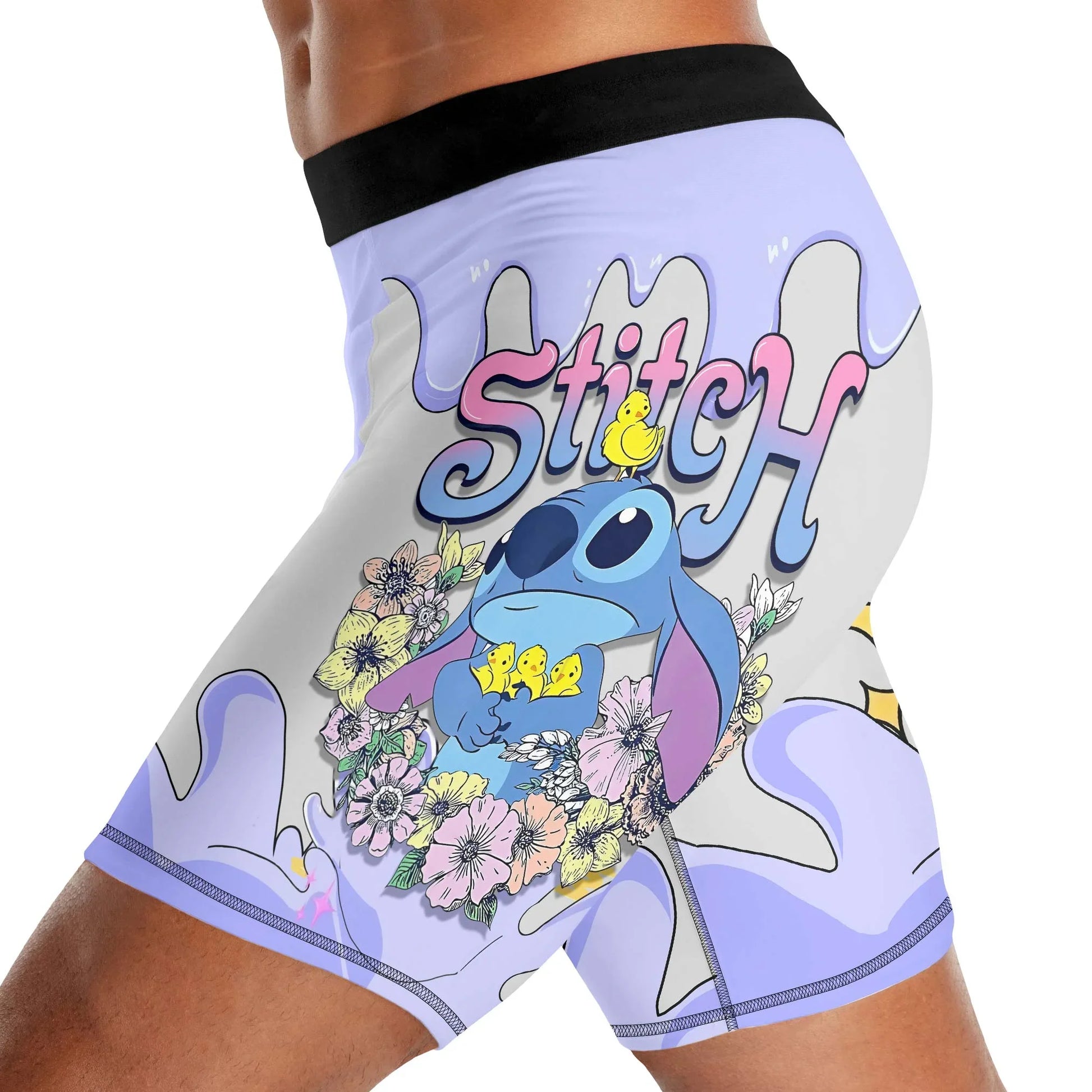 Hello Stitch Compression Shorts