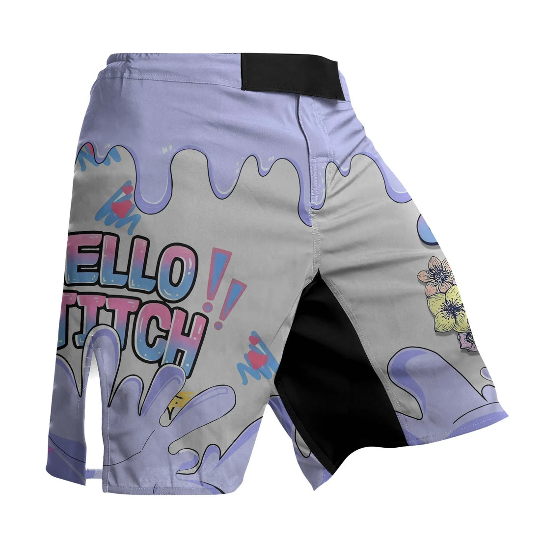 Hello Stitch Fight Shorts