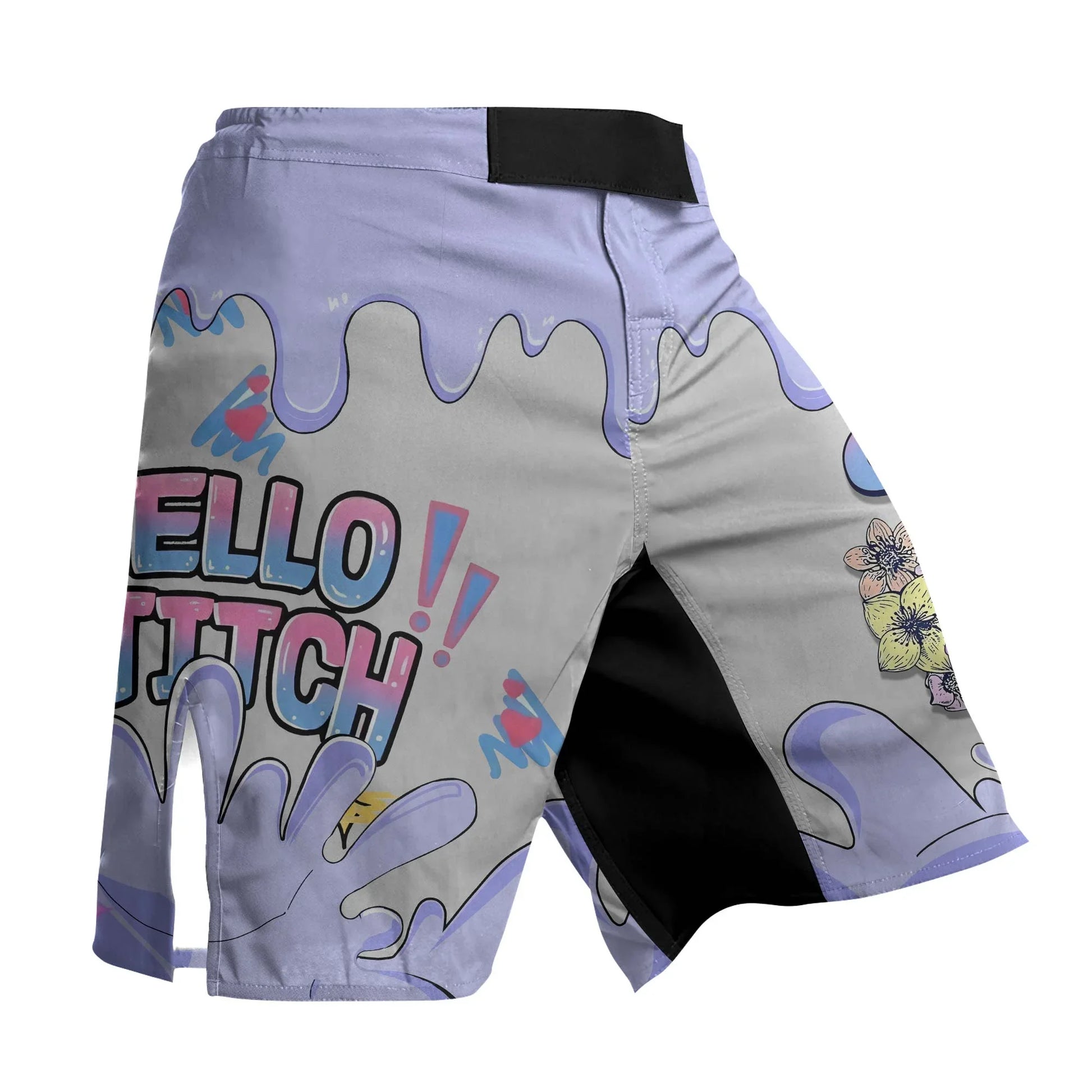 Hello Stitch Fight Shorts