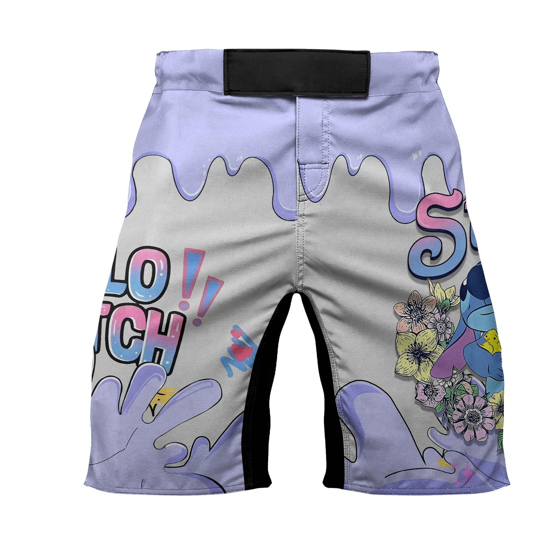 Hello Stitch Fight Shorts