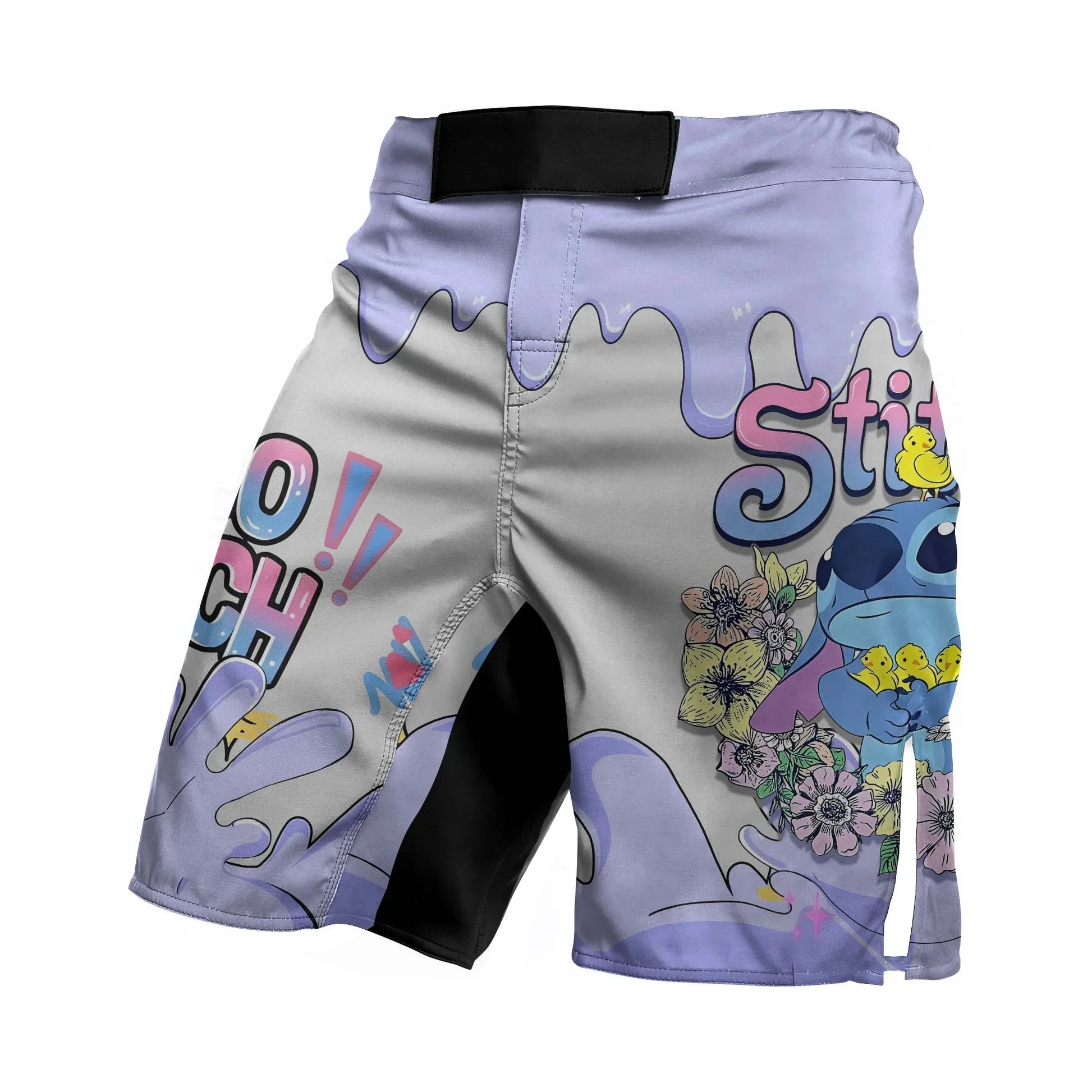Hello Stitch Fight Shorts