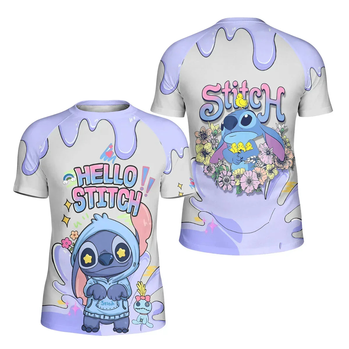 Hello Stitch Kids Rash Guard