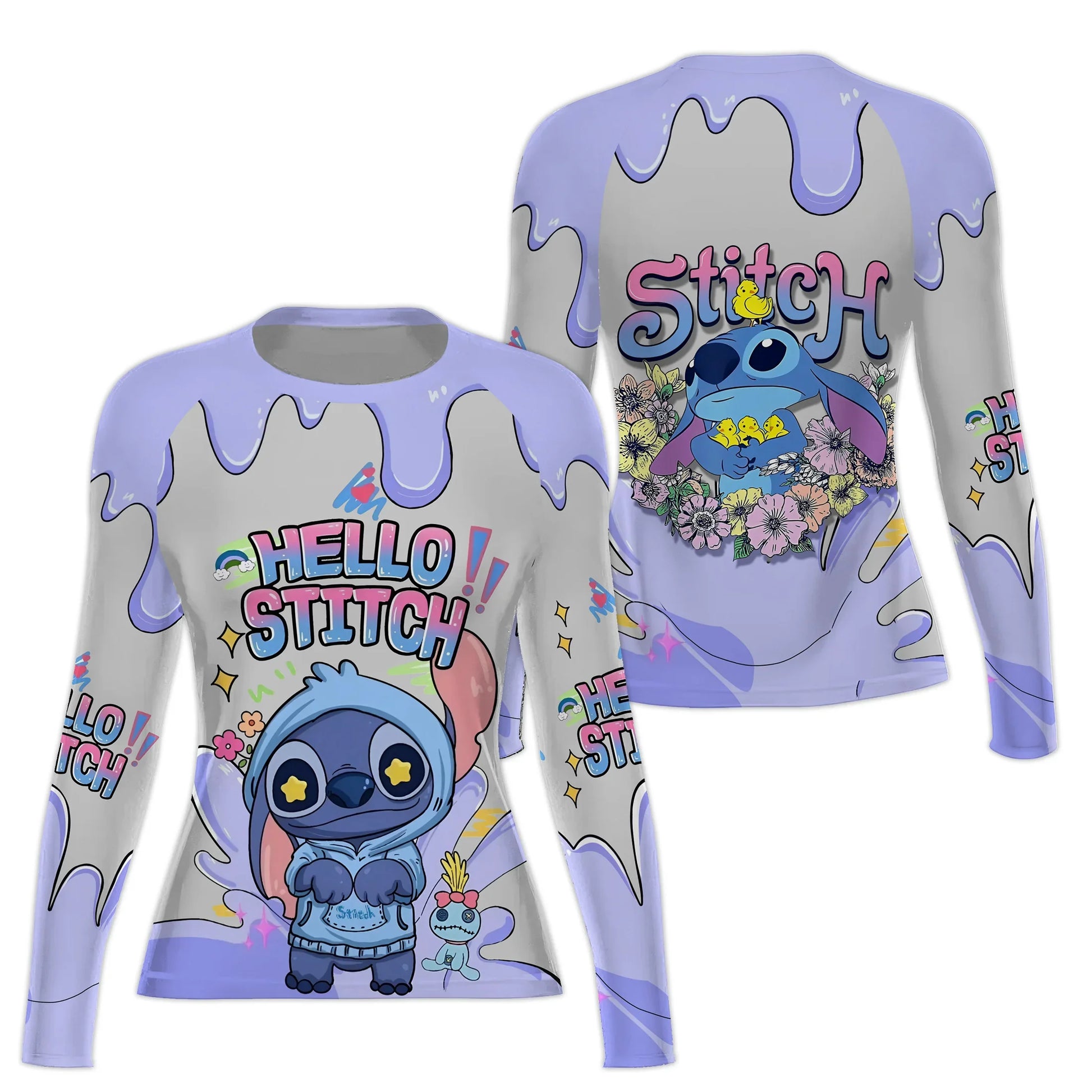 Hello Stitch Rash Guard