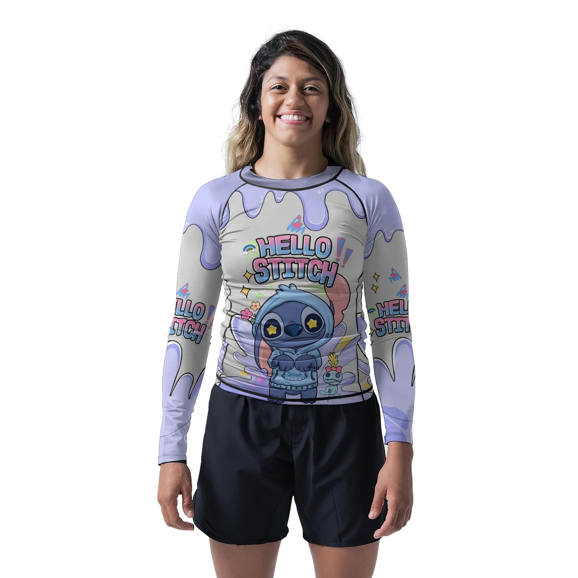 Hello Stitch Rash Guard