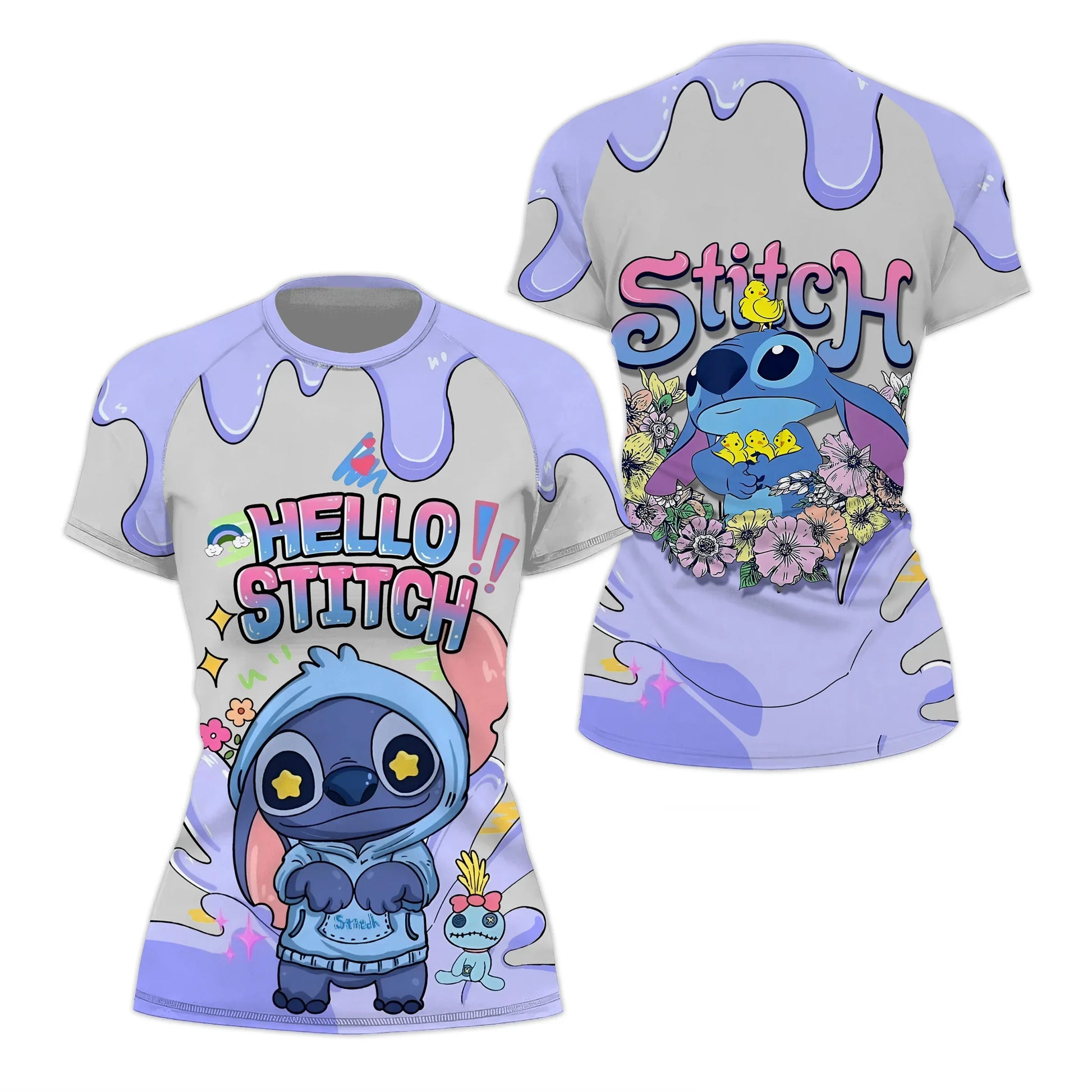 Hello Stitch Rash Guard