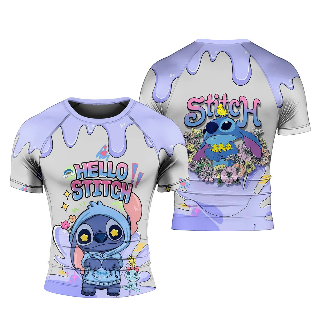 Hello Stitch Rash Guard
