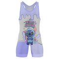 Hello Stitch Wrestling Singlet