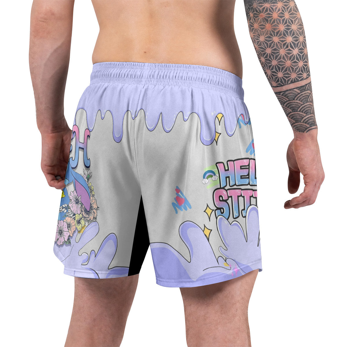 Hello Stitch Grappling Shorts