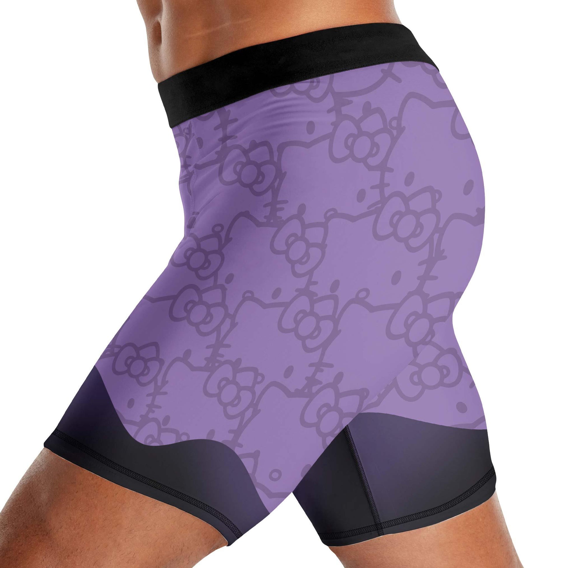 Hello Kitty Jiu Jitsu Purple Compression Shorts
