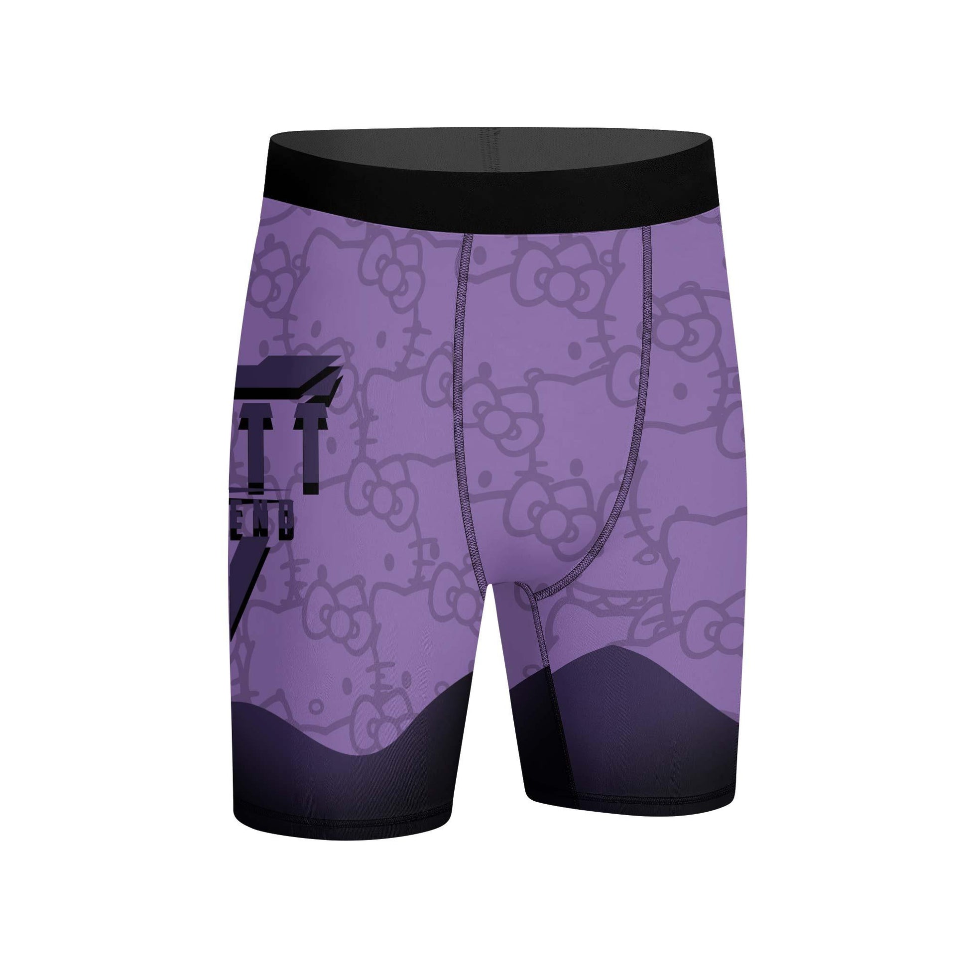 Hello Kitty Jiu Jitsu Purple Compression Shorts